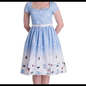 Hell Bunny Vixen Christmas Pin Up Dress